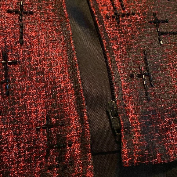 CLEARANCE ✨ Marie St Claire Brocade Beaded Top VTG - Picture 6 of 10